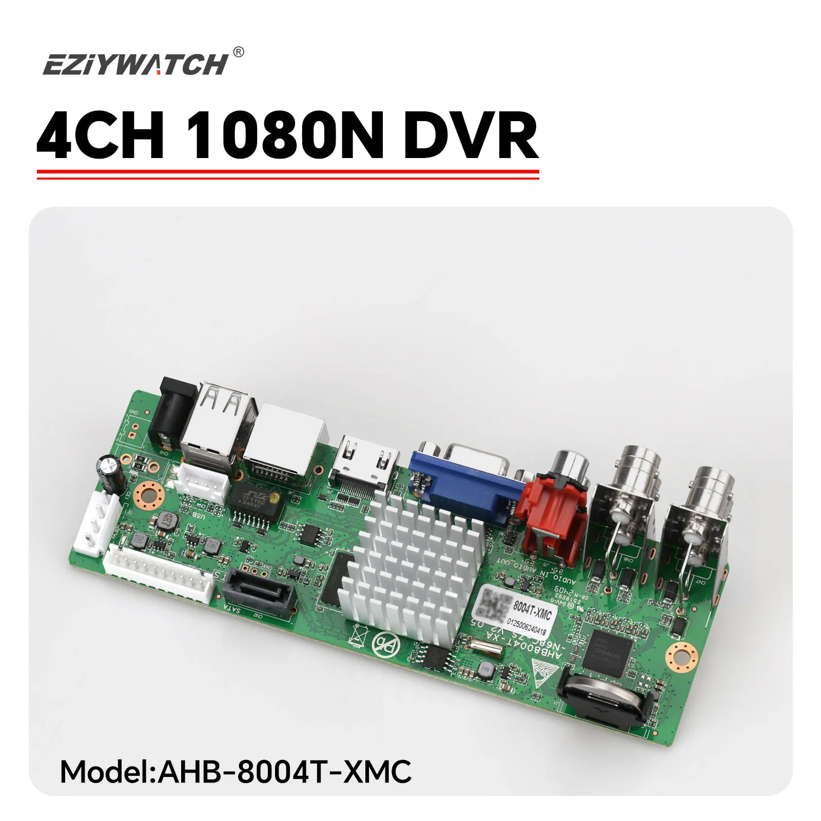 

Ahd Dvr 4ch H.265 1080n 6 in 1 Dvr Board Xmeye Nvr Recorder Camera Video Surveillance Mini Dvr 4 Channels Monitor Cctv System