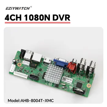 Ahd Dvr 4ch H.265 1080n 6 in 1 Dvr Board Xmeye Nvr Recorder Camera Video Surveillance Mini Dvr 4 Channel Monitor Cctv System