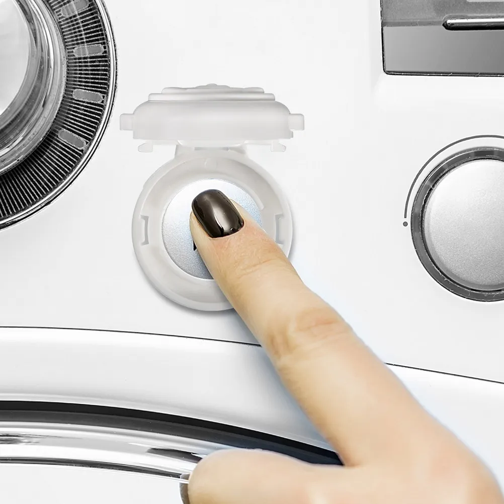 

2Pcs Button Safety Locks Baby Proof Start Button Cover Car Washing Machine Child Security Protection Computer Prevent Accidental