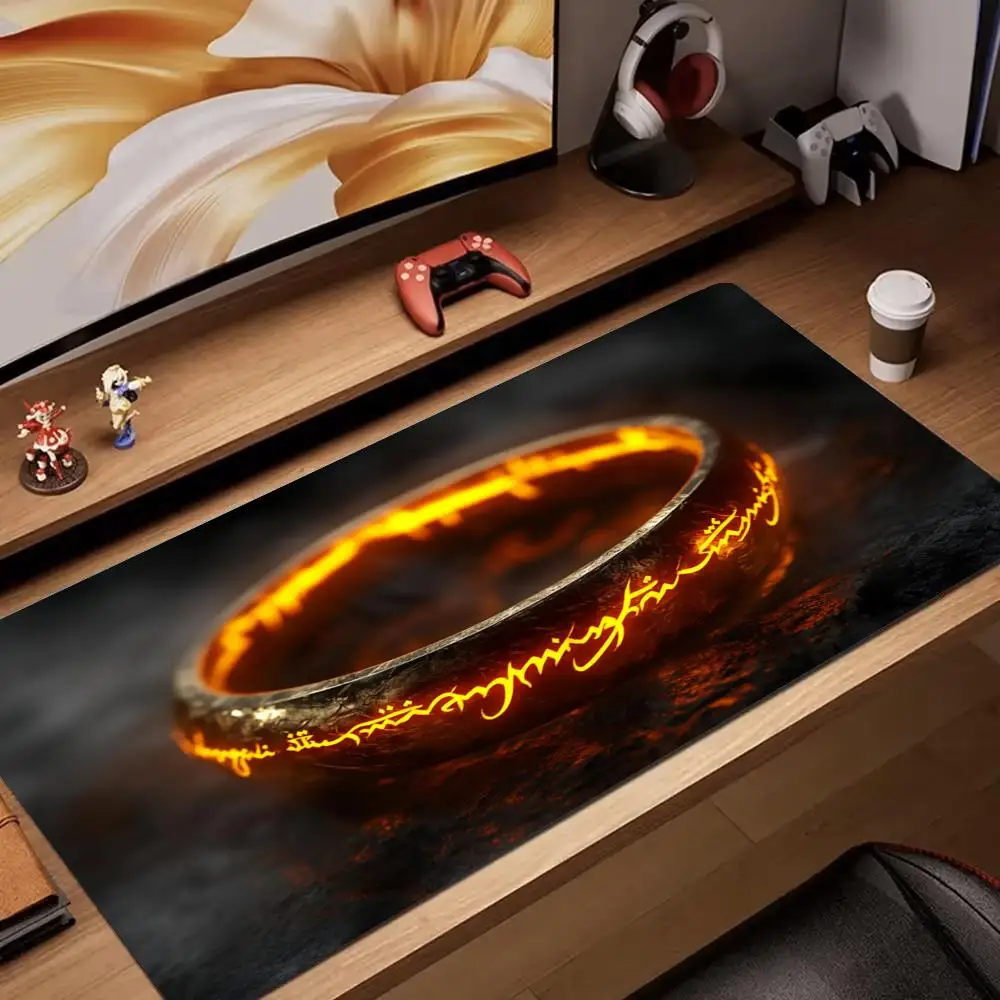 

Magic Ring Design большой офисный коврик для мыши, резиновый противоскользящий настольный коврик, игровой коврик, аксессуары для геймеров, ПК, клавиатура, расширяющийся коврик для мыши