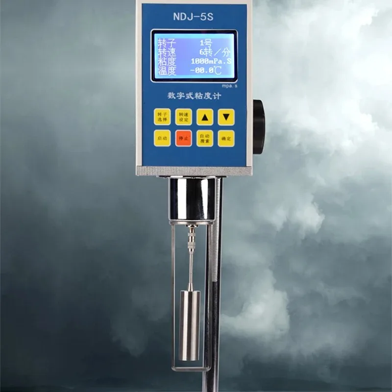 High-precision digital viscometer NDJ-5S rotary paint viscometer kinematic viscosity tester pointer viscometer