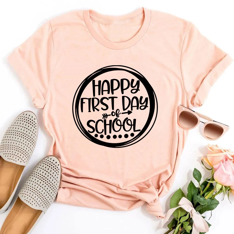 

First Day of School Shirt Teacher Gift Gift for Teachers Teacher Appreciation Back To School Shirt Kawaii Clothes m