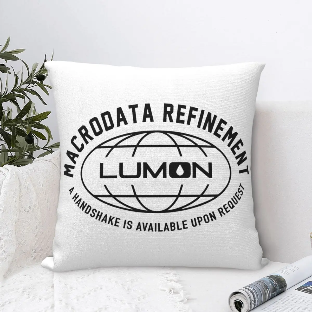 Lumon Industries Severance TV Show Square Pillow Covers Polyester Bed Car Cushion Case Cute Pillow Cover 45*45