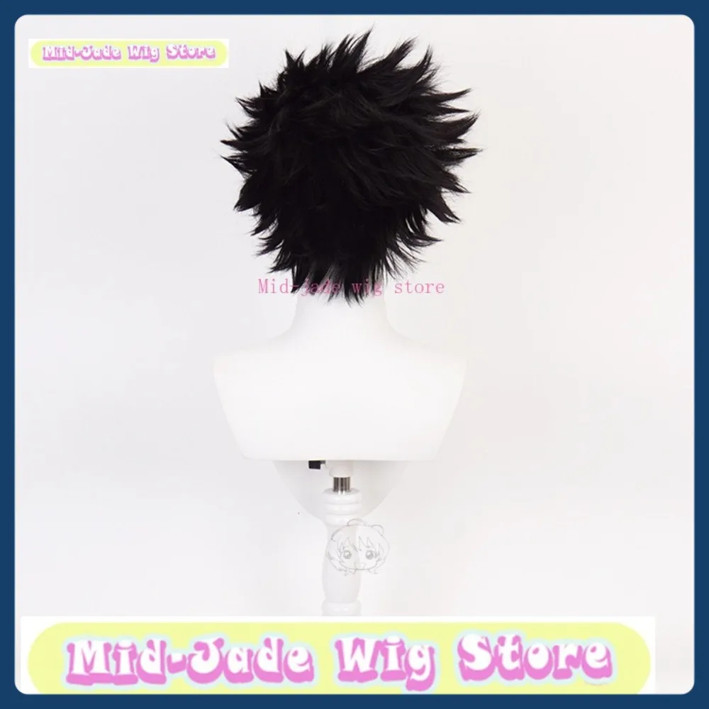 Mid-jade peruca loja meu herói academia dabi cosplay peruca anime jogo rpg traje de halloween adereços cabelo sintético