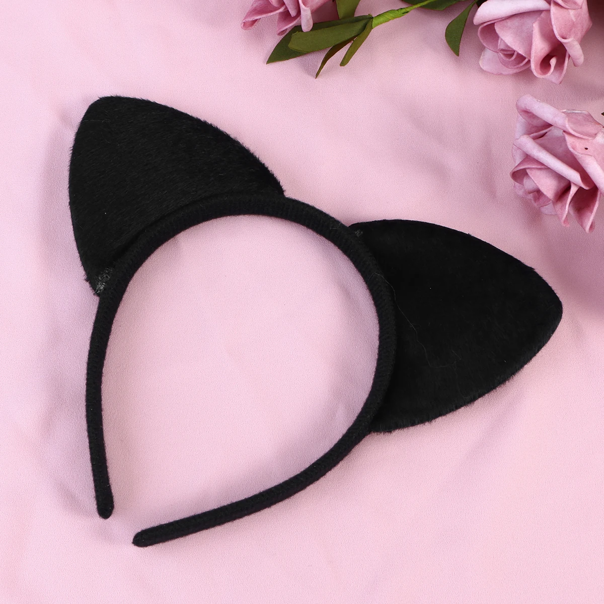 3Pcs Kids Cat Ears Headband Bow Ties Tail Set Party Cosplay Costume Hairbands Headwear Costume Decorations Birthday Gift Cartoon