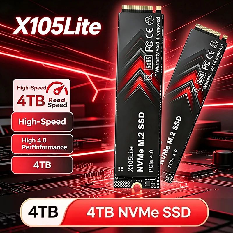 X105Lite SSD NVMe M2 1TB 500GB 1TB 2TB Nvme M2 SSD M.2 2280 PCIe 3.0x4 Internal Solid State Drives Disk for Laptop Desktop
