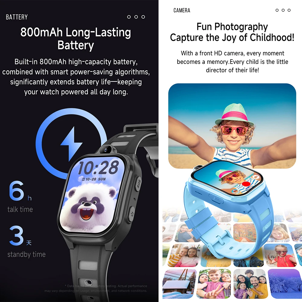 4G ساعة ذكية للأطفال GPS WIFI مكالمة فيديو SOS APP تنزيل الطفل Smartwatch مراقب المقتفي موقع الهاتف ساعة بنين بنات هدايا