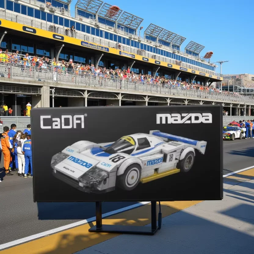 Cada 1:24 التقنية C42 الانجراف سباق السيارات سيارة رياضية نموذج اللبنات مدينة 787B مركبة التحمل لعبة الطوب للأطفال الهدايا