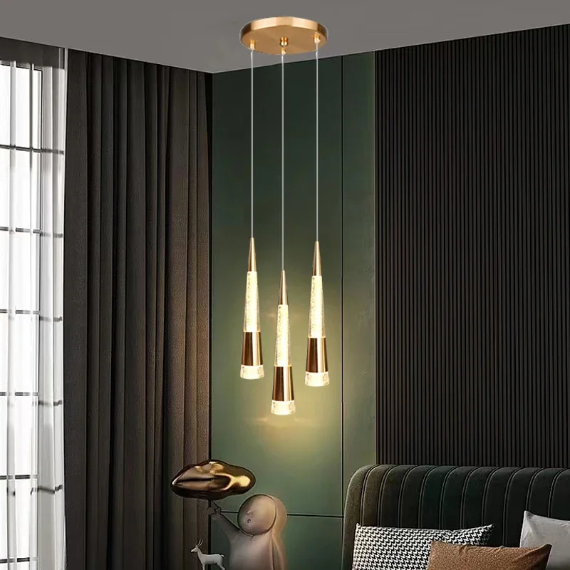 Lamp Modern Mini LED Pendant Light Fixture, Pendant Lighting With Gold Finish, Classic Pendant Lamp For Kitchen Island Dining R