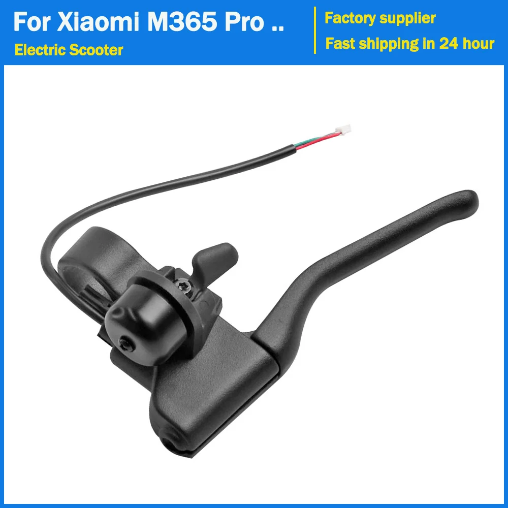 Brake Lever Handle with Bells for Xiaomi M365 Pro 1s Pro2 Electric Scooter Bell Black Handle brake Hoverboard Replacement Parts