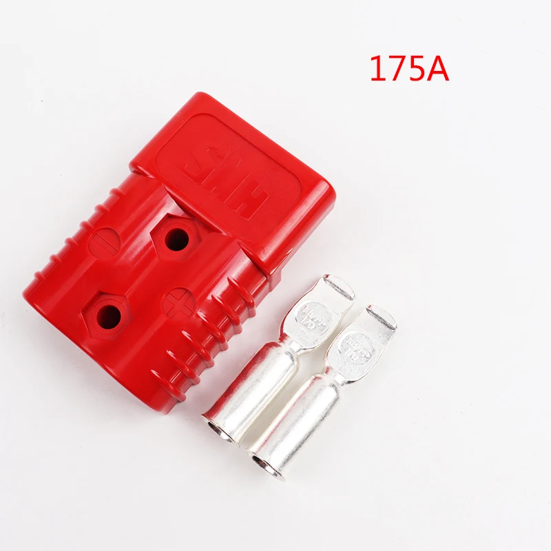 

20 шт., комплект быстрого разъема в стиле Андерсона для электромобиля, 600 В, 175 А, вилка аккумулятора, для хранения электроинструментов, медный контакт, материал ПК H