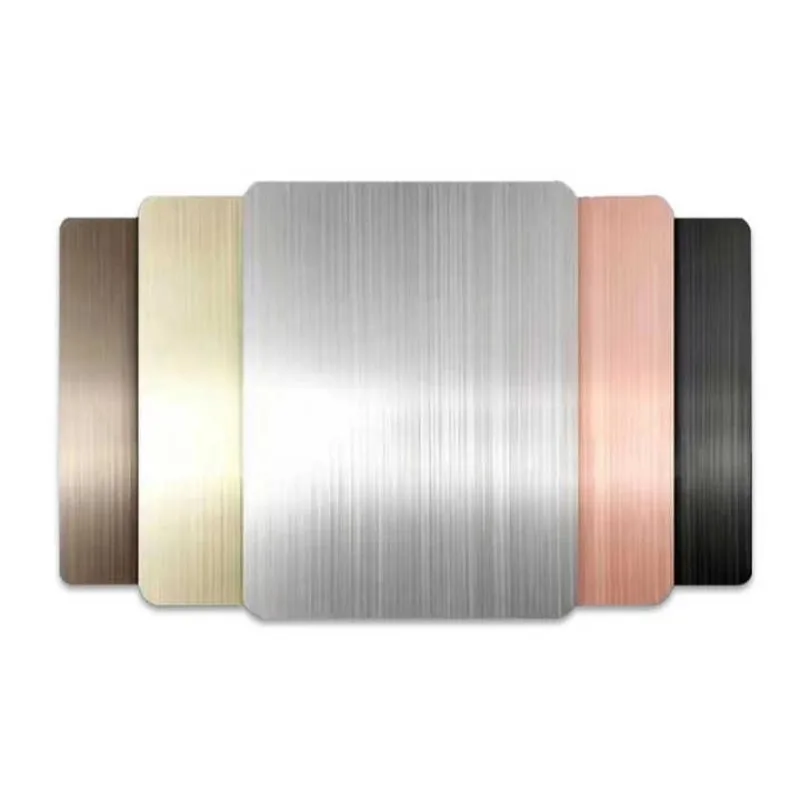 Anodized Aluminum Sheet Champagne Silver Brushed for 4S Store Facade Wall Cladding