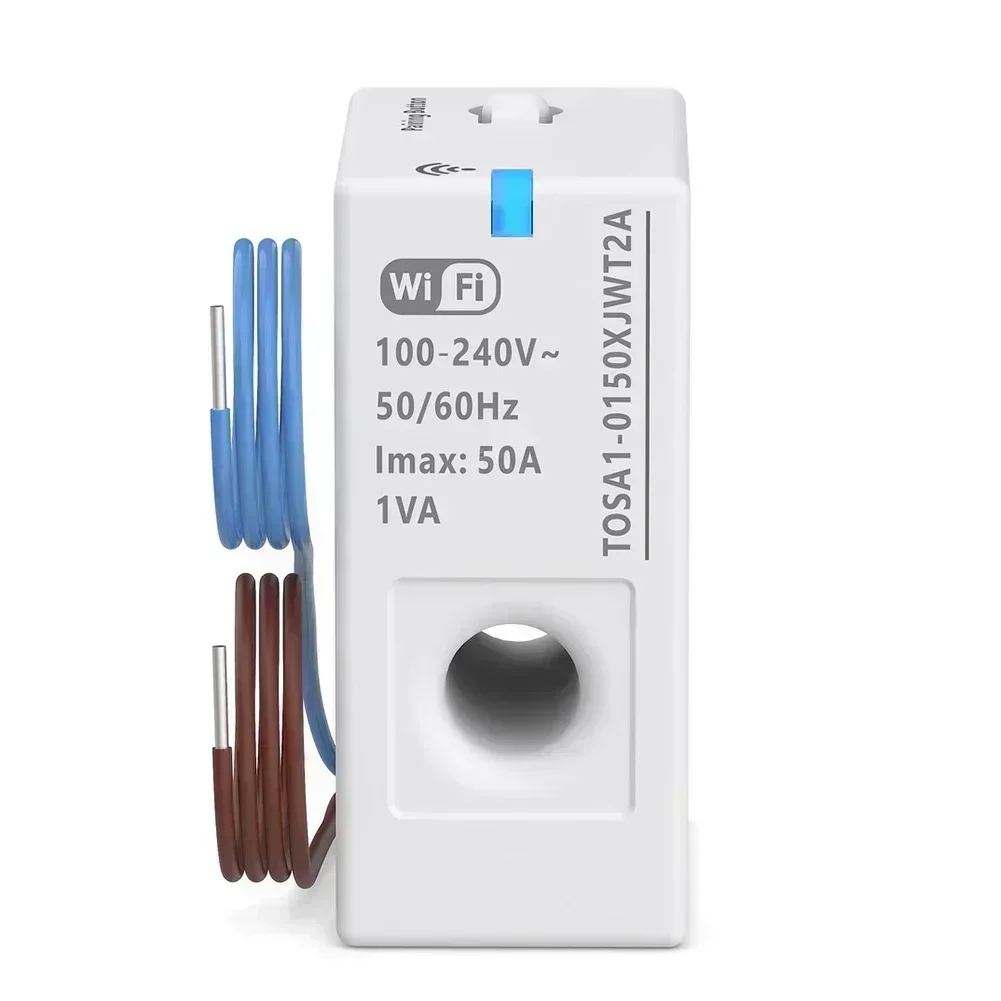 Smart WiFi Energy Meter 1-50A Real-time Power Monitoring For Tuya Home-Assistant Circuit Breaker Panel Electric Usage-Tracker