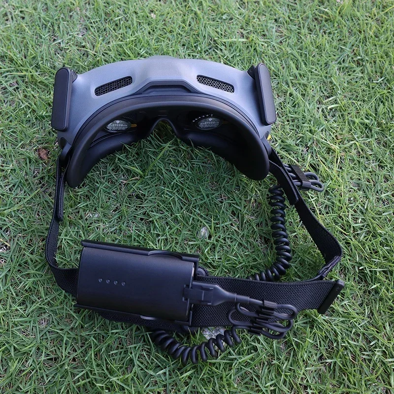 Suporte de bateria bandana caso armazenamento bateria escudo volta clipe fivela para dji avata fpv óculos v2 v1 voando acessórios