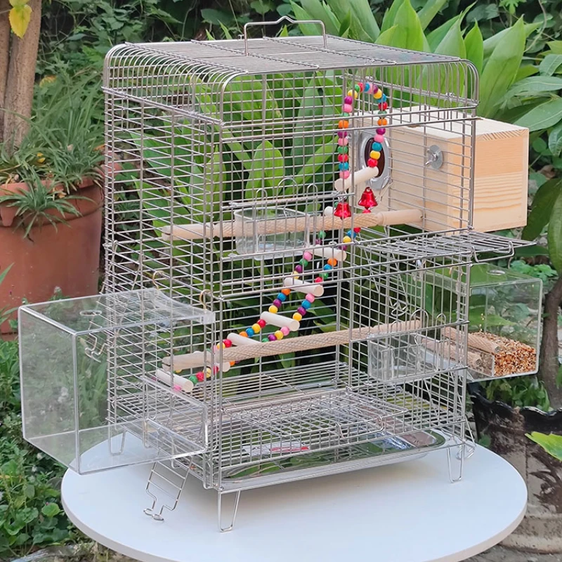 

Large Pigeon Bird Cages Feeder Portable Budgie Canari Bird Cages Parrot Outdoor Gaiola Para Passarinhos Pet Products YY50BC