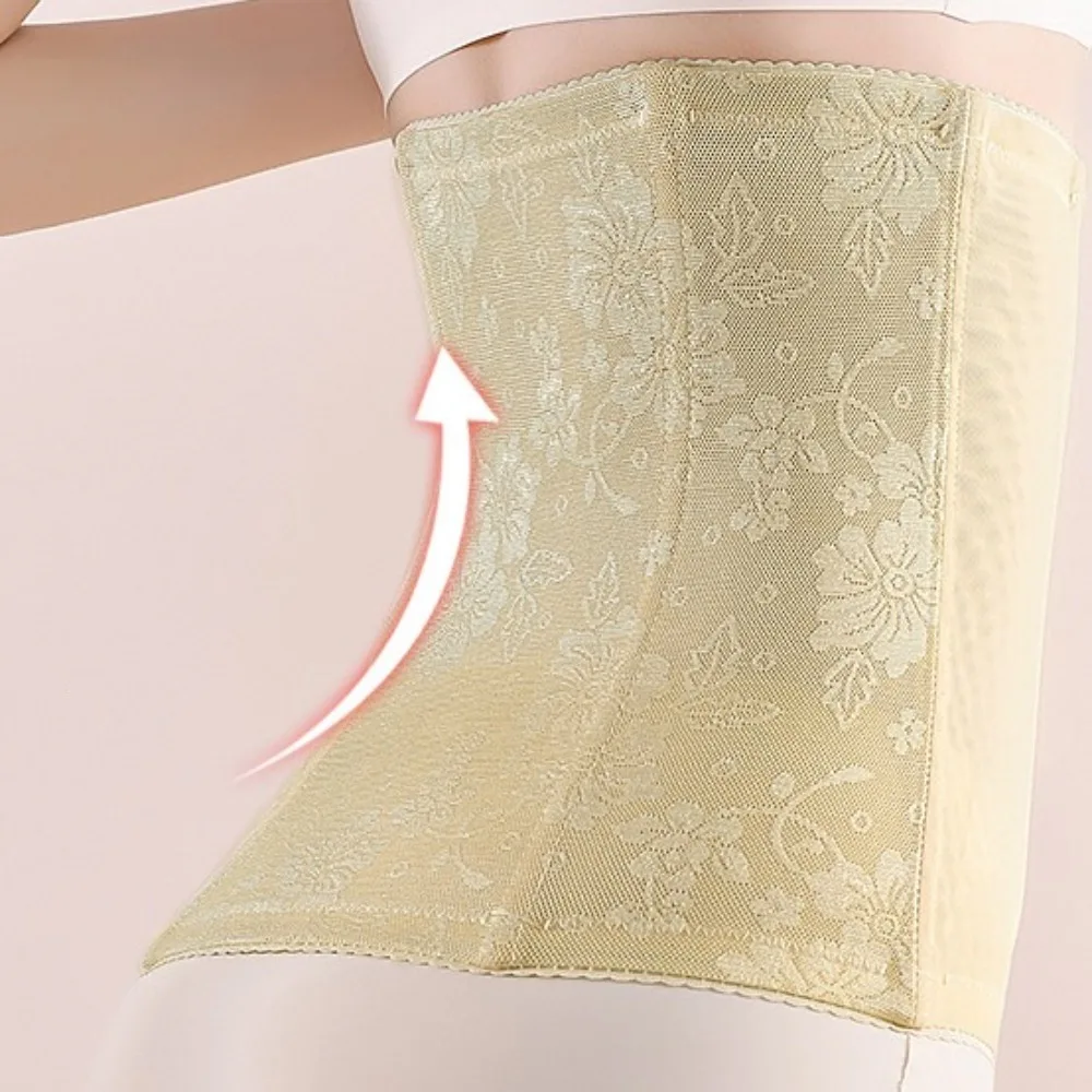

Abdominal Tummy Control Shapewear Postpartum Slimming Lace Flower Training Belt Abdomen Reducing Push Up Waist Trainer Belt