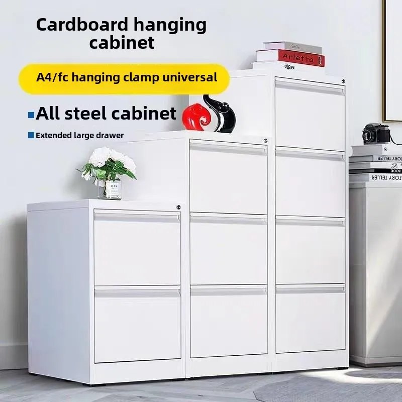 Office A4 Hanging Labor File Cabinet Drawer Data Cabinet FC Card Box Storage Quick Labor Folder File Cabinet