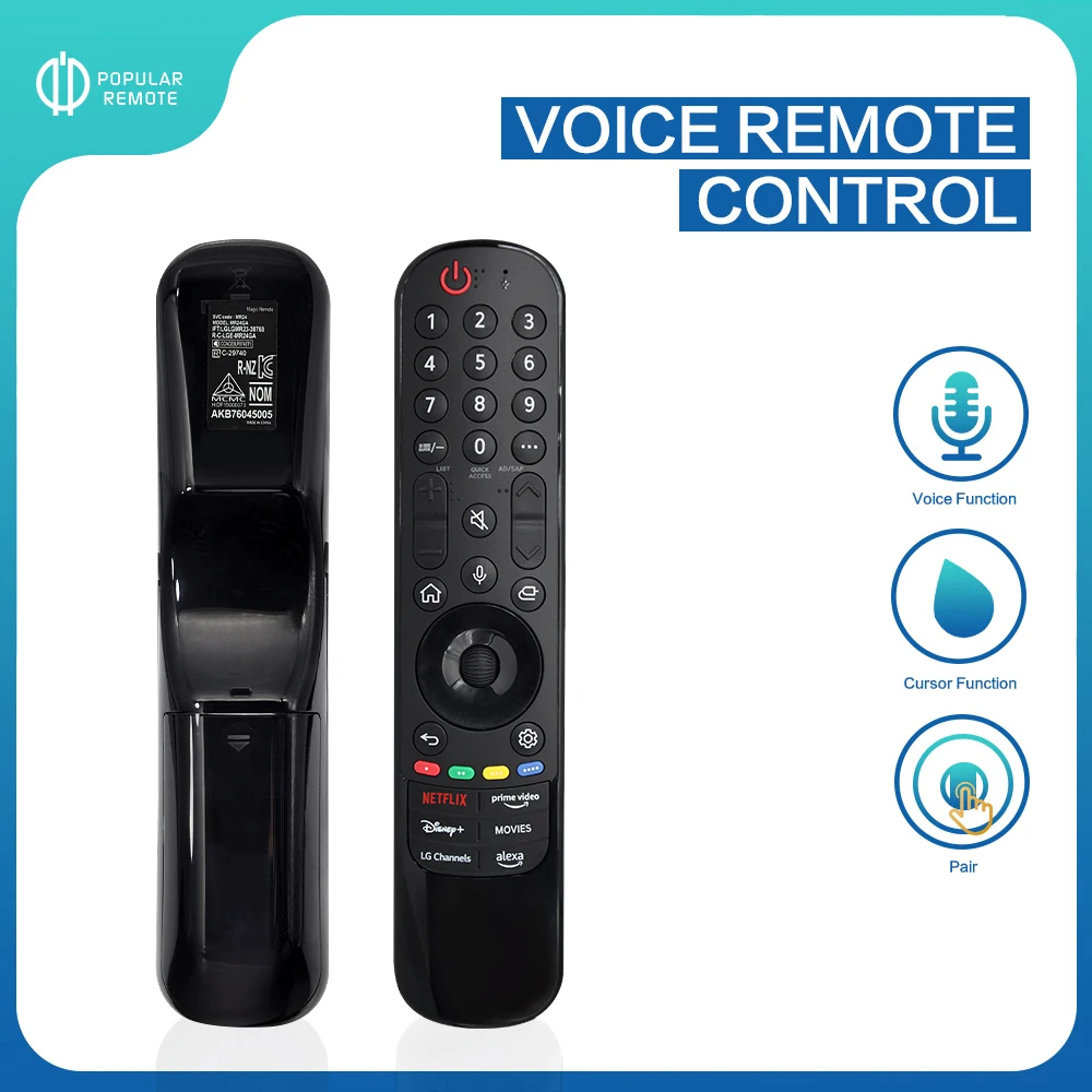 Magic Voice Remote Control MR24GA Fit for  AKB76045005 Compatible with OLED65B42LA OLED65C45 with pointer and voice function