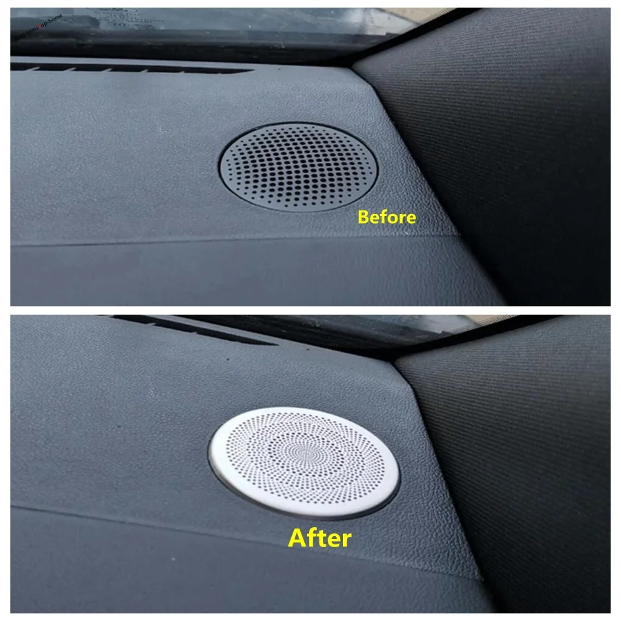 

ABS Loudspeaker Net Cover Decoration Sticker Trim Audio Horn Car Accessories Fit For Ford Escape / Kuga 2020 2021 2022 2023 2024
