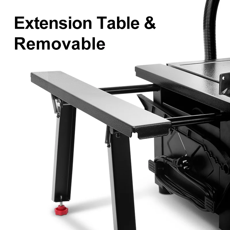 LUXTER 8 inch Household  Woodworking 1500W Portable Table Saw Machine for Aluminum Cutting