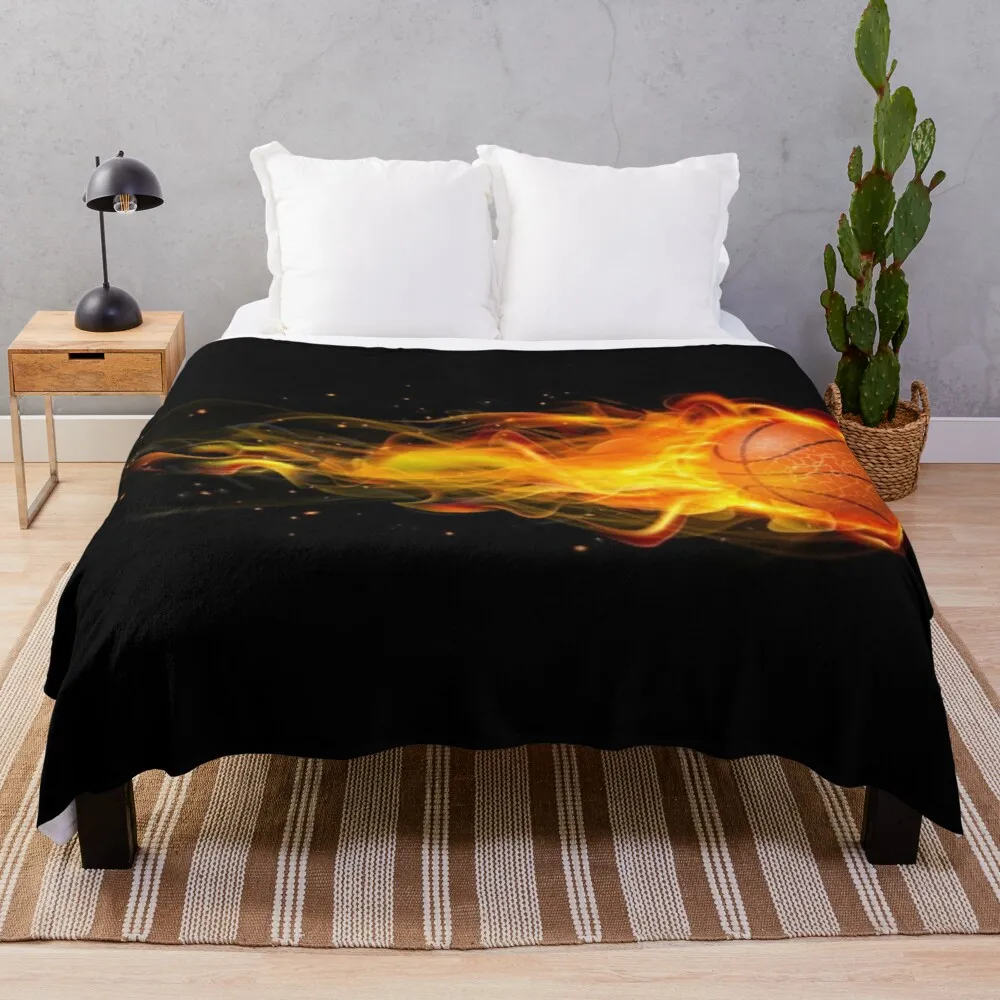 

basketball Throw Blanket luxury throw blanket double-sided blanket