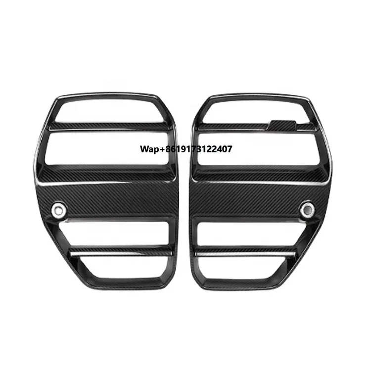 

Real Dry Carbon Front Grille Car Accessories for G80 M3 G82 G83 M4 2021-2023