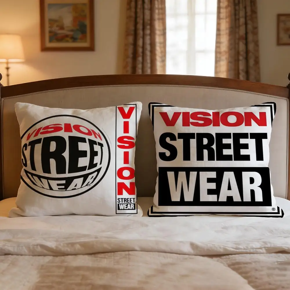 Brand Vision Street Wear Cushion Cover 4Pcs Decorative Covers Soft Cushion Case for Sofa Couch Decor 40x40 45x45 Pillowcases