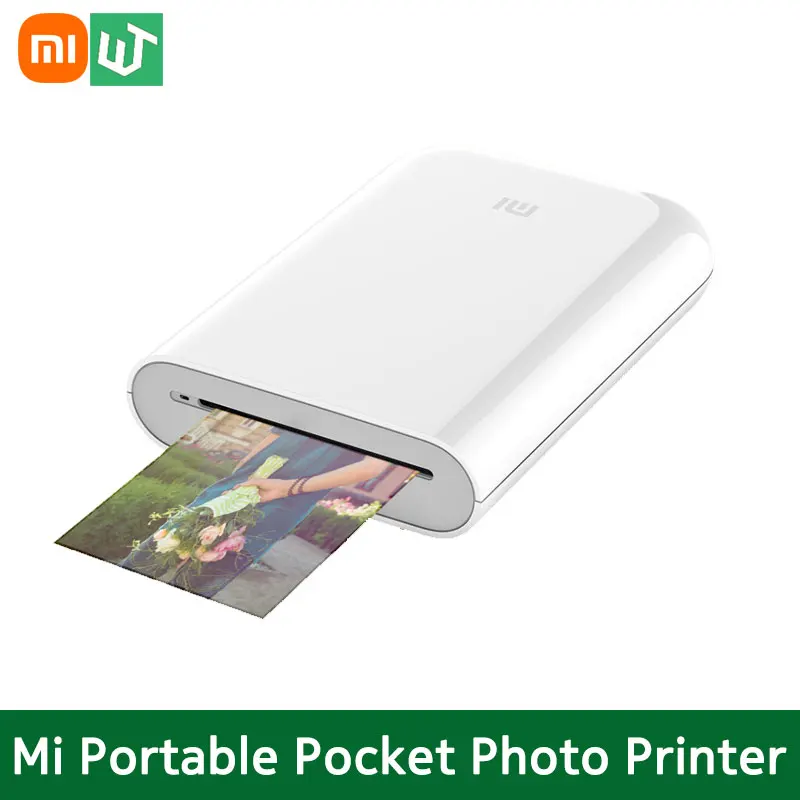 Global Version Xiaomi Mi Portable Pocket Photo Printer 300dpi Bluetooth-compatible DIY Share Smart Mobile Mini AR Printer