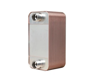 High-efficiency Air Compressor Heat Recovery Oil Cooler Brazed Plate Heat Exchanger SS304/SS316 Material CE Certified FHC110