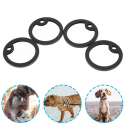 4Pcs Dog ID Tag Dog Tag Silencers Silicone Pet Tag Silencers Dog Tags Silicone Cat Tag Silencers Silicone Tag Silencers