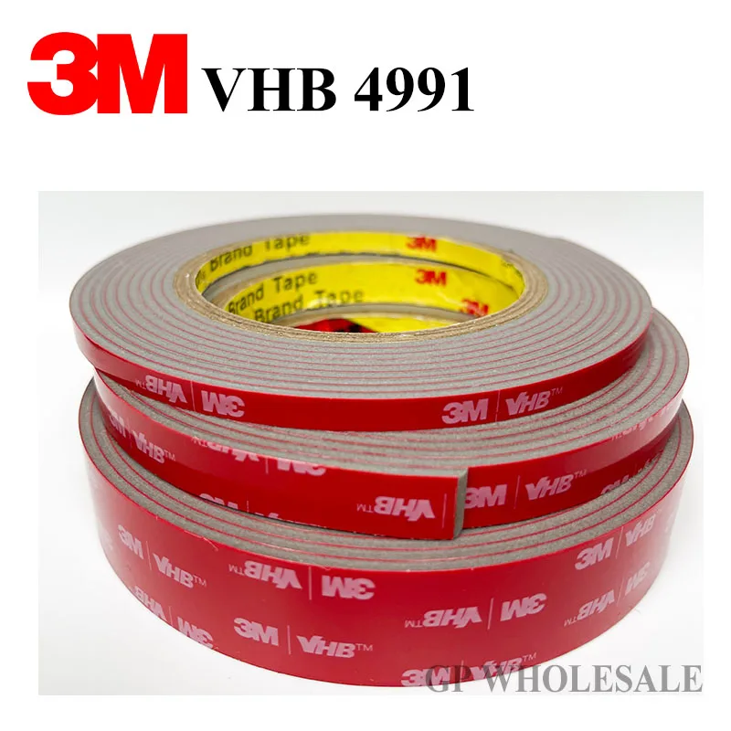 3M VHB tape 4991 Double Sided Adhesive Acrylic Foam Mounting Tape Gray 2.3mm Thickness 