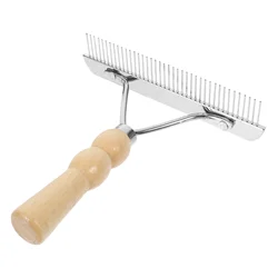 Peigne de Démêlage pour Animaux de Compagnie, Râteau à Ongles pour Cheval, Bétail, Chèvres, Mouton, Mini Peigne à Queue