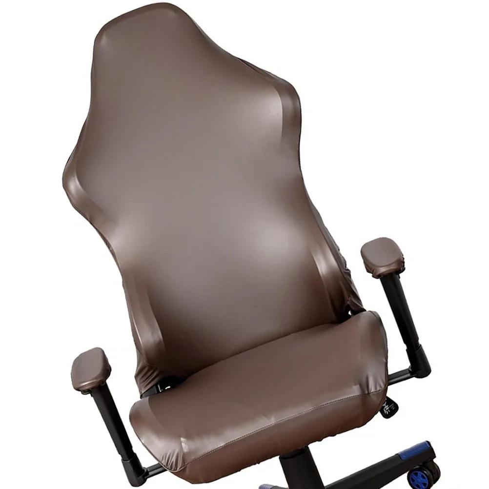 

1Set Elastic PU Polyester Chair Cover for Gaming Computer Chairs Anti-Slip and Scratch Resistant Chair Slipcover