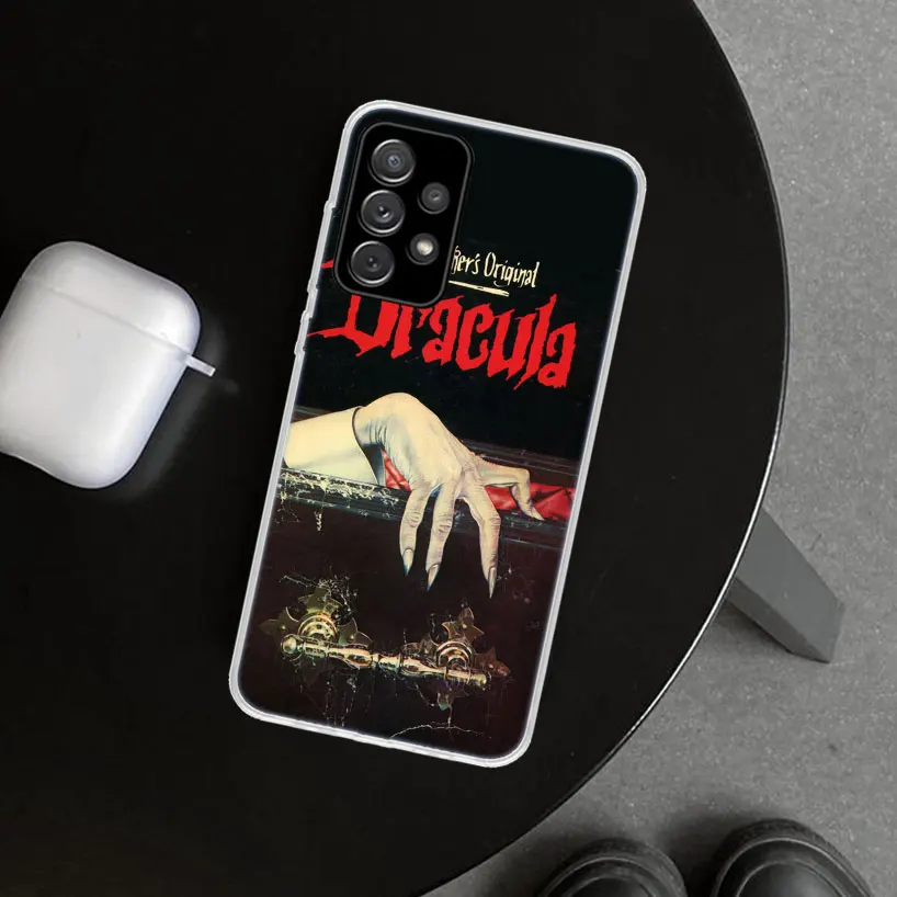 Gothic Vampire Scarlet Art Phone Case for Samsung Galaxy A15 A25 A35 A55 A14 A24 A34 A54 A04S A13 A23 A33 A53 A03S A52 A12 A22 A