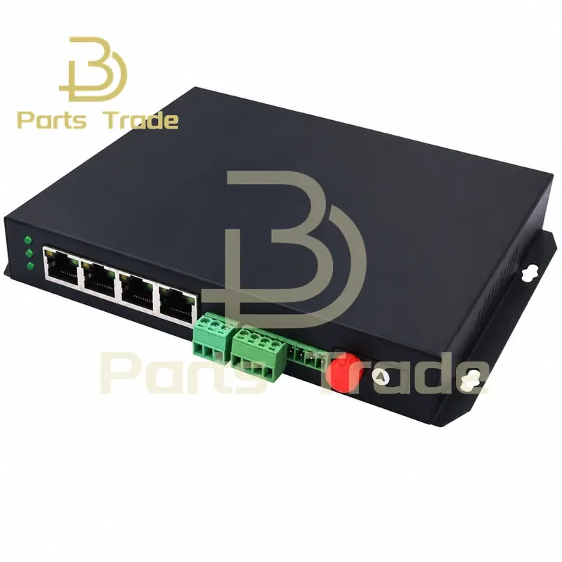 1 2 4 8 Way RS485 RS422 RS232 to Fiber Converter Optic Modem Optical Transceiver FC SC ST 100M 1000M Ethernet Optional