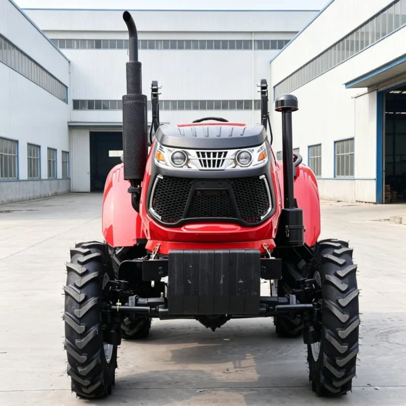 Customized High-efficiency Wheeled Rotary Tractor with Low Fuel Consumption Design, 4WD Four-wheel Farm Cultivator view 4