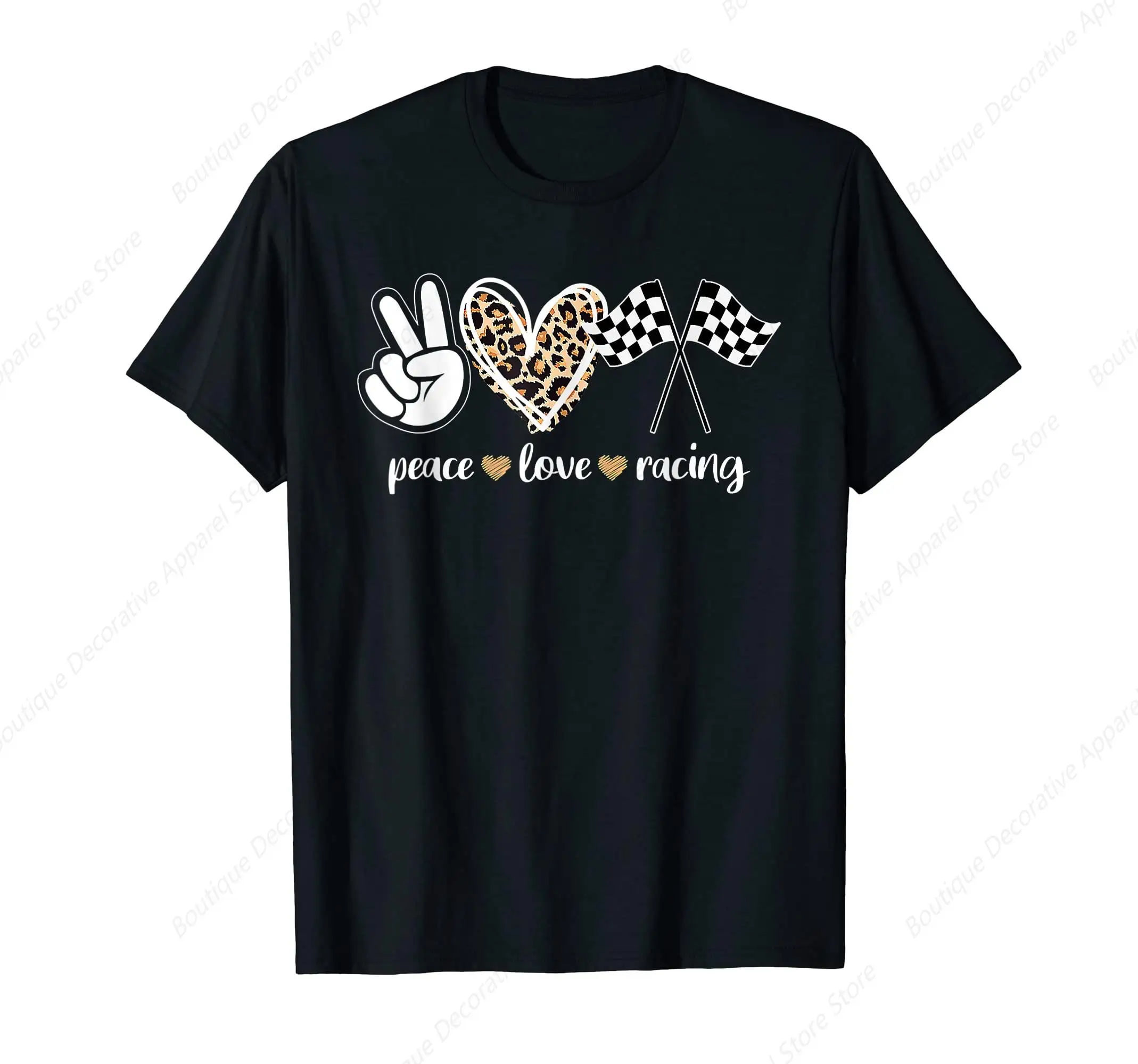 

Peace Love Racing For Men T-Shirt
