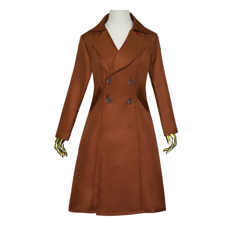 Megan Costume M3GAN American Horror Movie Same Style Adult And Children Cosplay Dress Coat