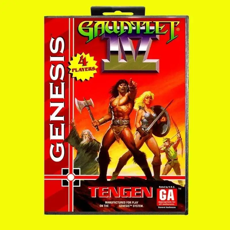 Игровая карта Gauntlet 4 MD, 16-битный чехол из США для картриджа игровой консоли Sega Megadrive Genesis Игровая карта Gauntlet 4 MD, 16-битный чехол из США для картриджа игровой консоли Sega Megadrive Genesis