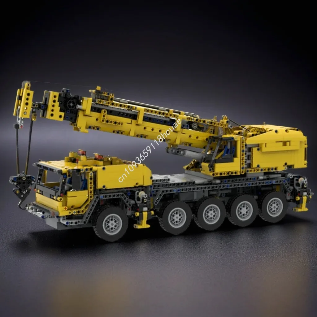 

2533 шт. MOC Crane Powered Up Technic, строительные блоки, игрушка на день рождения, Рождество, подарок, игрушка для развития терпении и концентрации