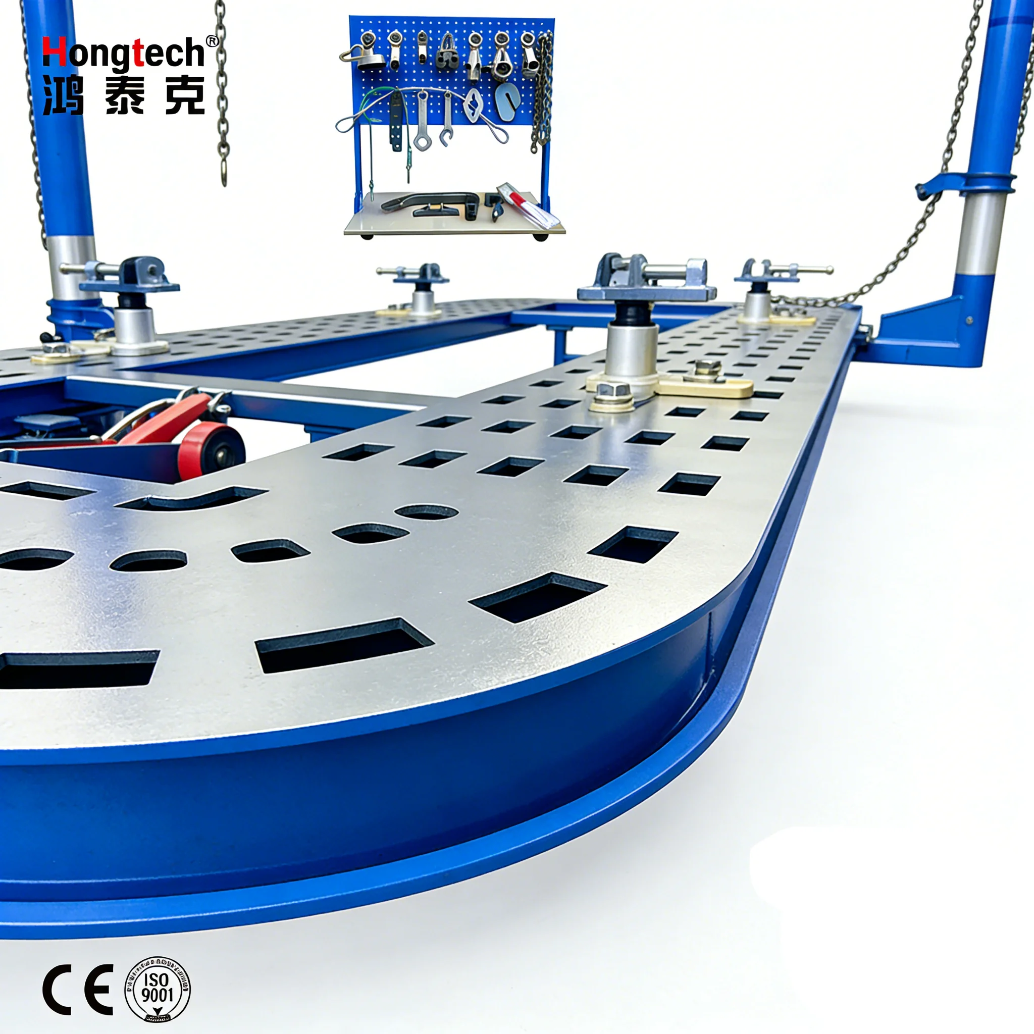 Hongtech Collision Repair Equipment Car Body Repair Frames Auto Body Dent Puller Machine Manganese Steel 3 Tower