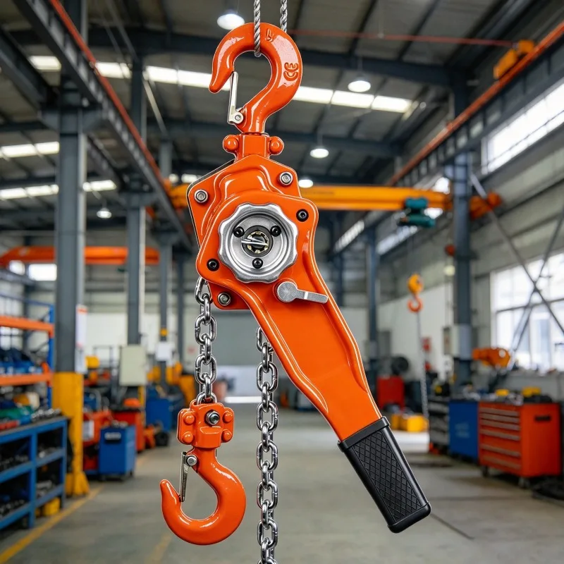 Lever Block Hand Chain Hoist Cable Tensioner Manual Chain Puller for Diagonal Pulling Lifting Hoisting Construction Site Use