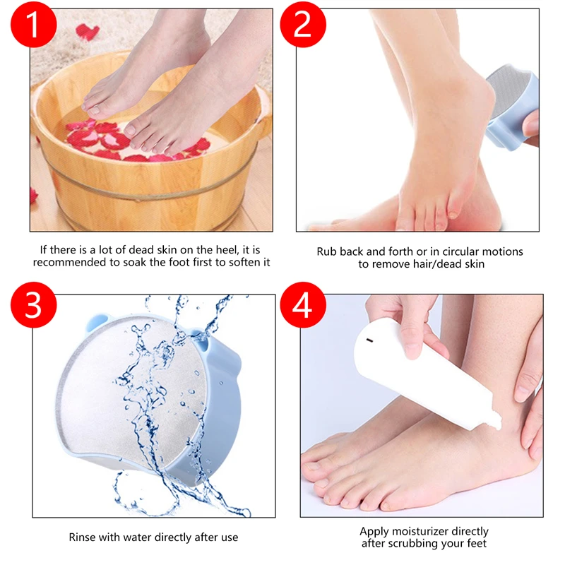 Nano Glass Hair Grinder Foot Grinder Manual Physical Safe Epilator Easy Cleaning Reusable Epilator Tool Crystal Hair Remover