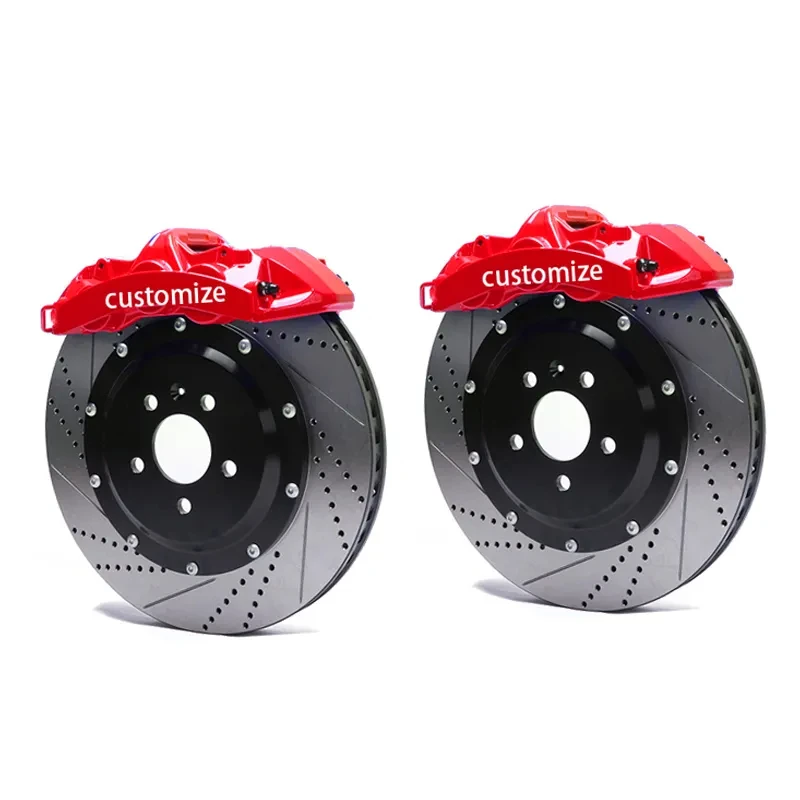 Modified Rear Big Brake Kits 4pot Caliper Drilled Disc Rotor for Skyline GTR34 GTT