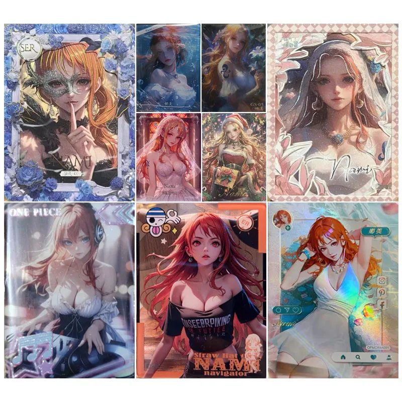 

Японское аниме цельные персонажи Нами редкие карты коллекционные карты подарок на Рождество и день рождения игры для мальчиков детские игрушки