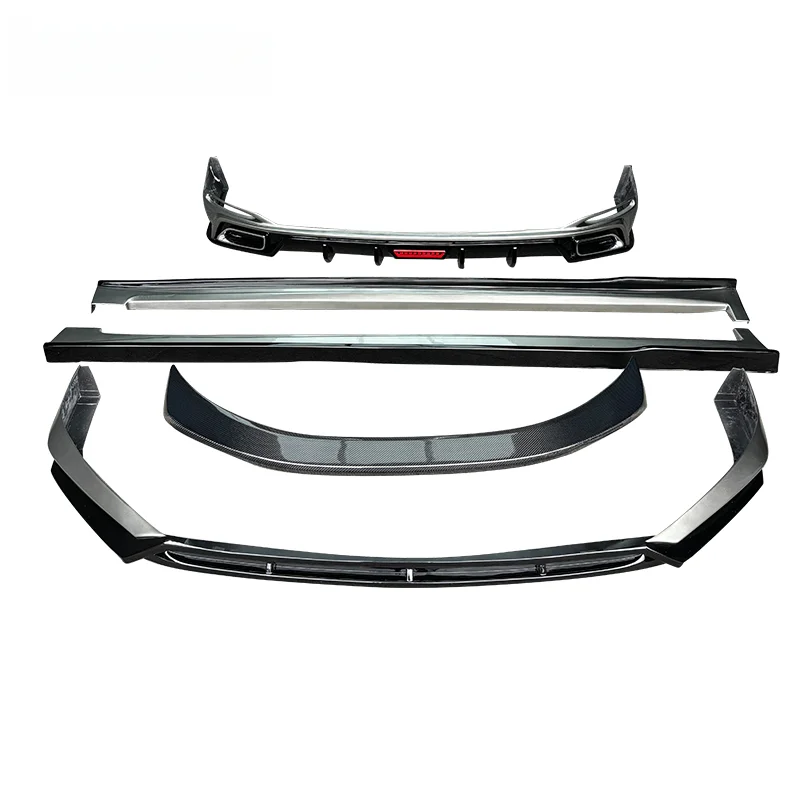 LD-CUSTOM Front Rear Lip Side Skirts Body Kit Aerodynamic Exterior Upgrade Accessories Fit for 2018 ES