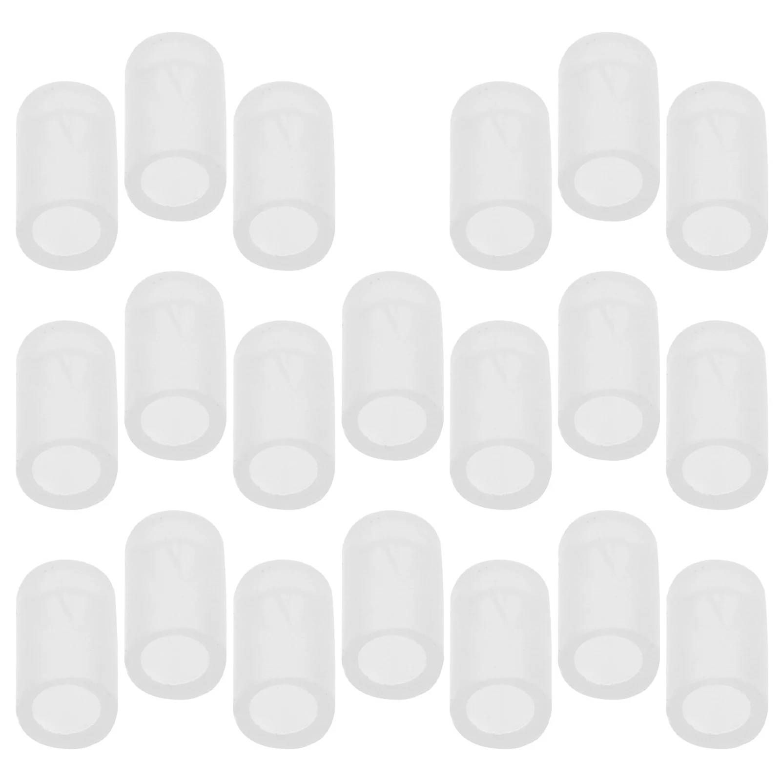 20 قطعة قبعات قضيب الطائرة الورقية قطع غيار بلاستيكية إطار ذاتي الصنع سهل التركيب طائرة ورقية تحلق في الهواء الطلق دعم تصغير غطاء القطب