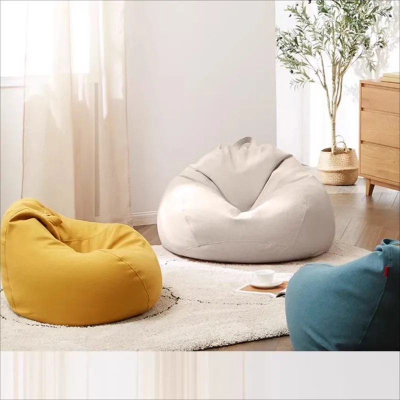 

Designer Yellow Living Room Sofas Tatami Adults New In Tiny House Bean Bag Sofas Corner Floor Sofa Inflavel Bedroom Decoration