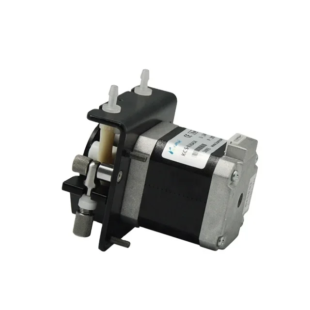 Kamoer KCS 12v24V Stepper Motor Liquid Dosing Pump acetyl chloride Peristaltic  4 - 300ml/min calcium oxide