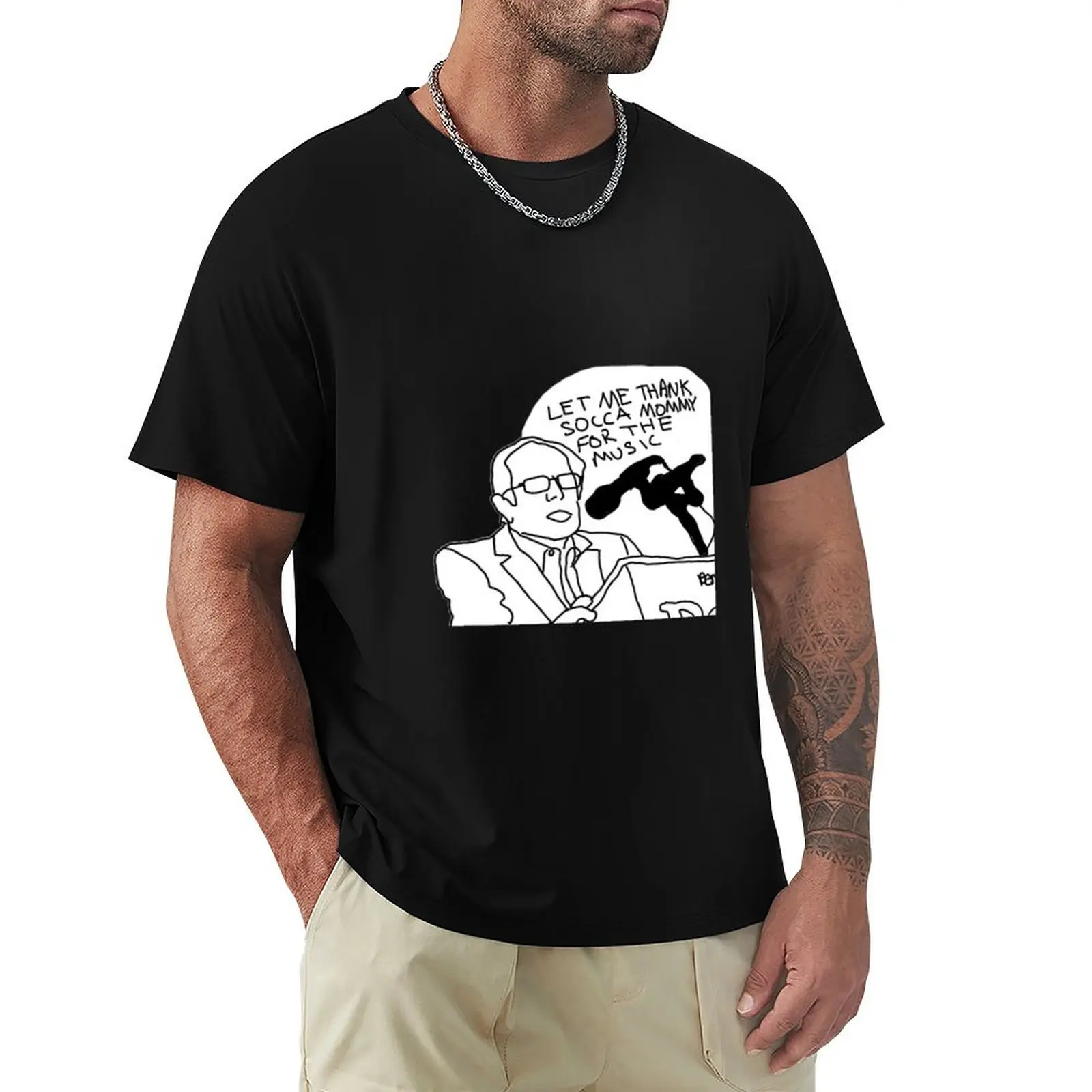 soccer mommy x bernie T-Shirt Simple Line Art Print Tee